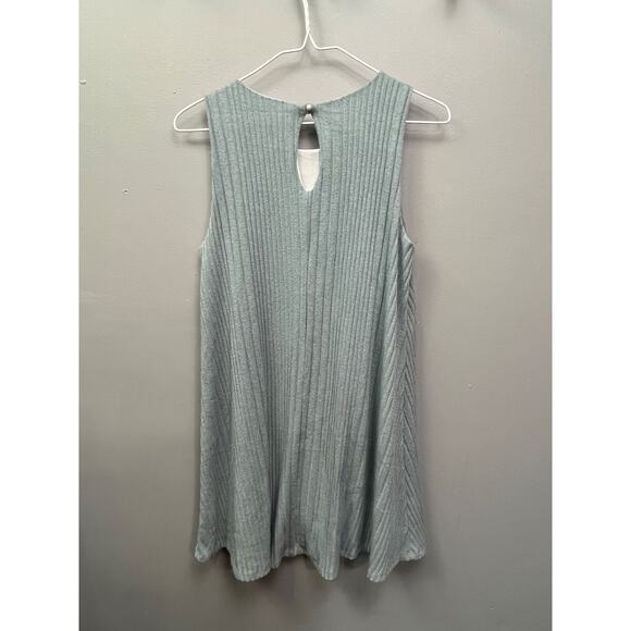 PRIMI Dress Womens size small ribbed sleeveless fully lined Swing Coastal - Picture 2 of 5
